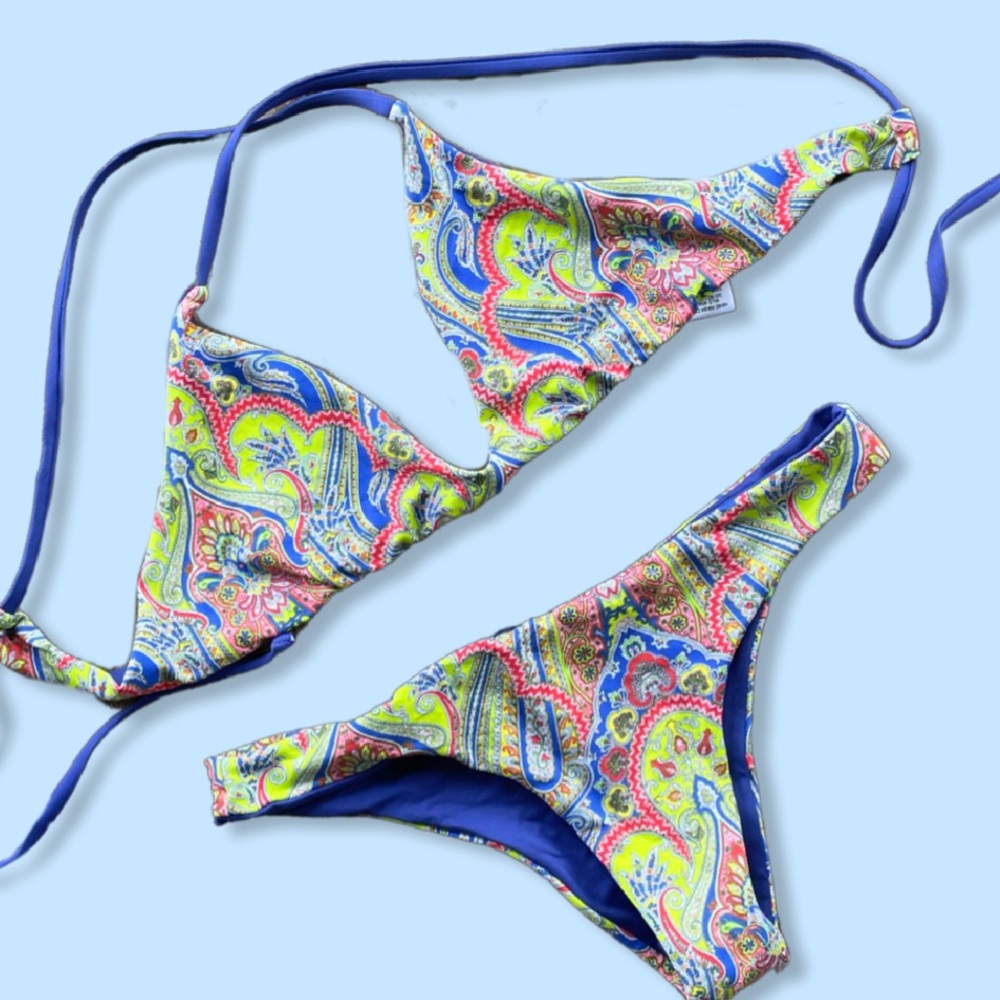 NWOT Pualani Reversible Bikini Set